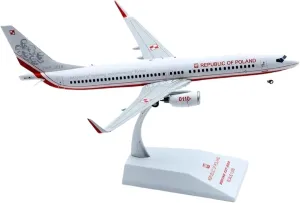 1 200 Alloy Collectible Plane for LH2245 RZECZPOSPOLITA Polska Boeing B737-800 Diecast Aircraft Model Miniatures Set