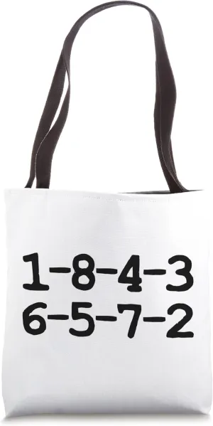 1-8-4-3-6-5-7-2 Firing Order Big Block Engine Car Guy Garage Tote Bag