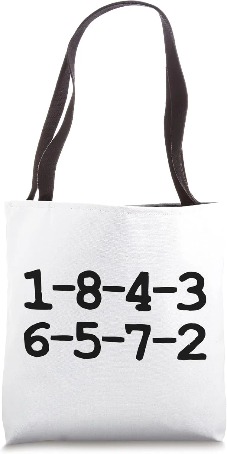 1-8-4-3-6-5-7-2 Firing Order Big Block Engine Car Guy Garage Tote Bag