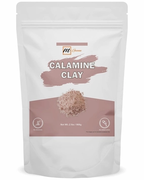 100% Natural Calamine Clay Powder (2 Pound) for Hair Masks, Scrubs, Creams, Lotion and Soap Making 2 LBS / 908 GMS