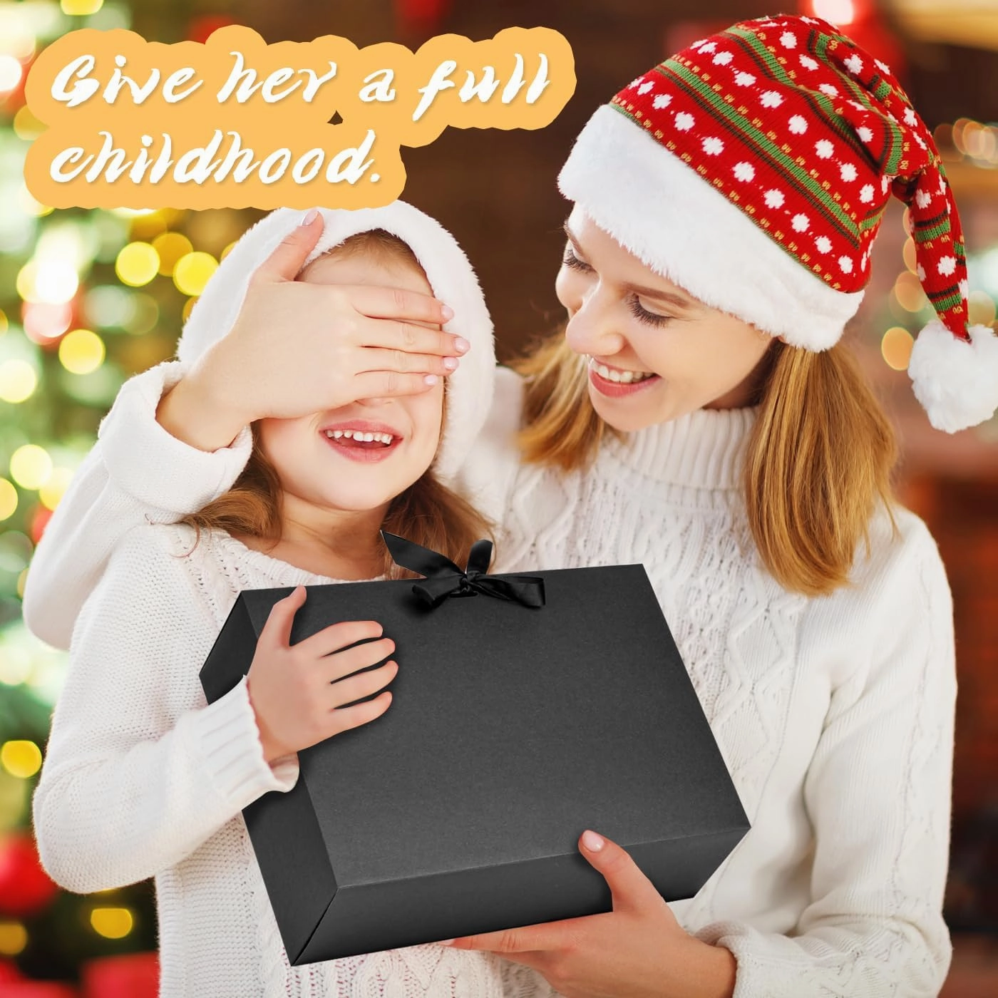 12Pack Black Gift Boxes with Lids, 12×9.8×3.1 Inch Groomsmen Proposal Box, Luxury Black Gift Box with Ribbon for Bridesmaid Box, Graduation, Christmas, Wedding, Birthday, Party