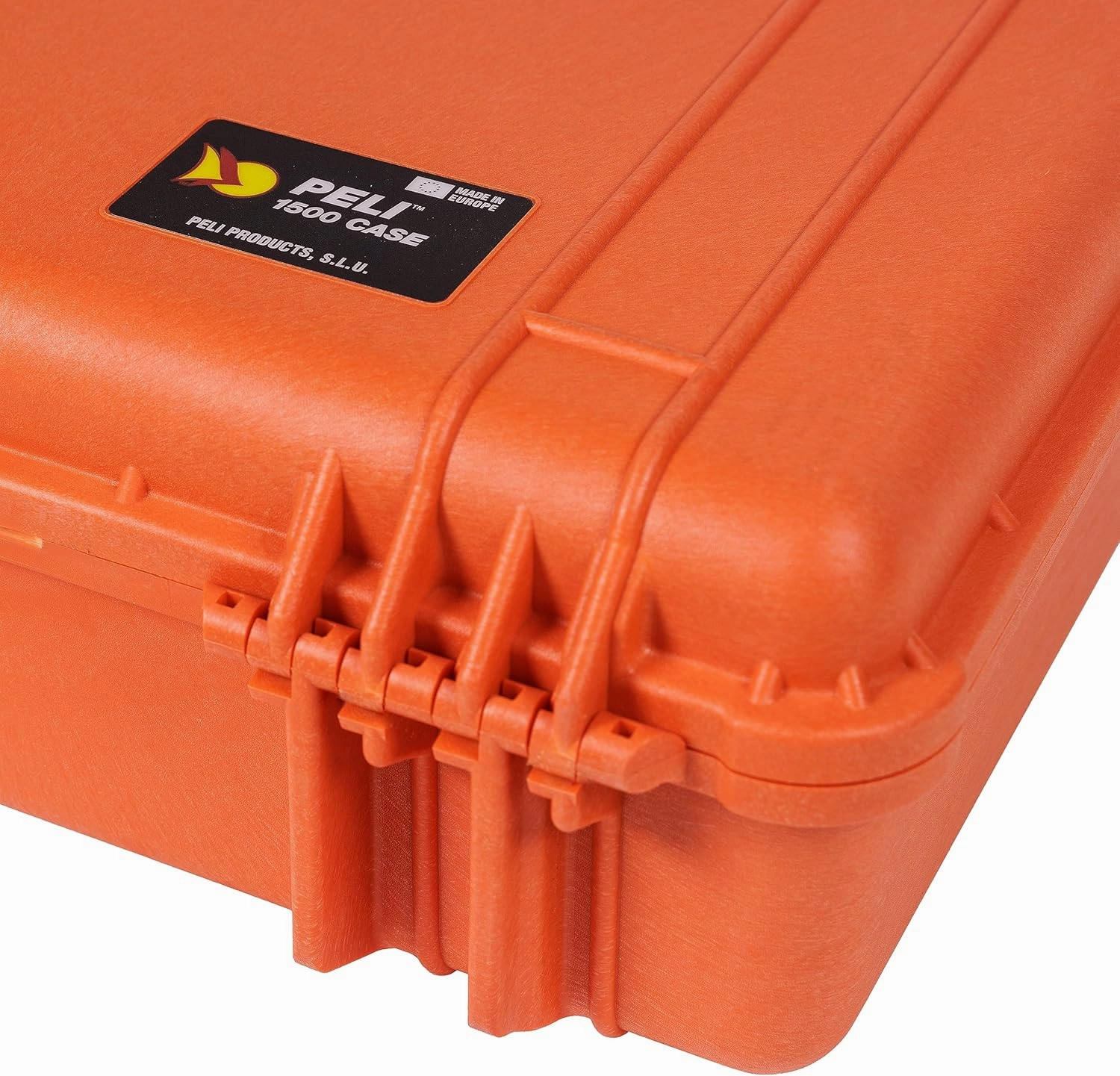 1500 Waterproof Camera Case, IP67 Rated, 40L Capacity, Made in Germany, with Customisable Foam Inlay, Orange