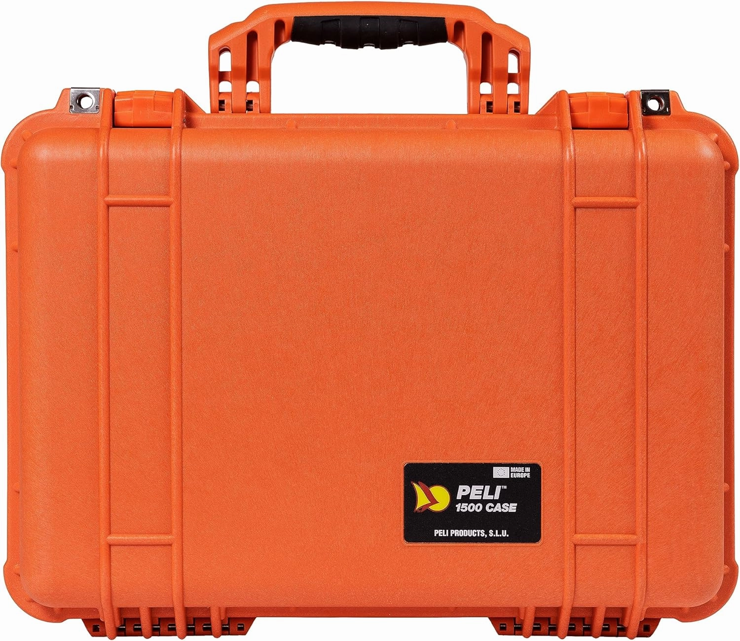 1500 Waterproof Camera Case, IP67 Rated, 40L Capacity, Made in Germany, with Customisable Foam Inlay, Orange