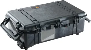 1670 Wheeled Protective Case for Fragile Equipment, IP67 Watertight and Dustproof, 126L Capacity, Made in US, with Customisable Foam Insert, Black