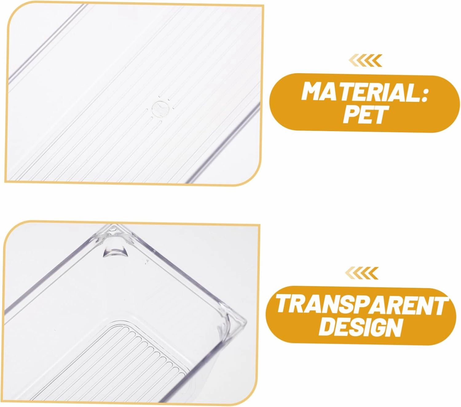 1set Clear Organizer Desktop Storage Box for Makeup Lip Gloss Skin Care Products Bathroom Accessories Neat Easy to Clean Organizer for Home Office 2pcs