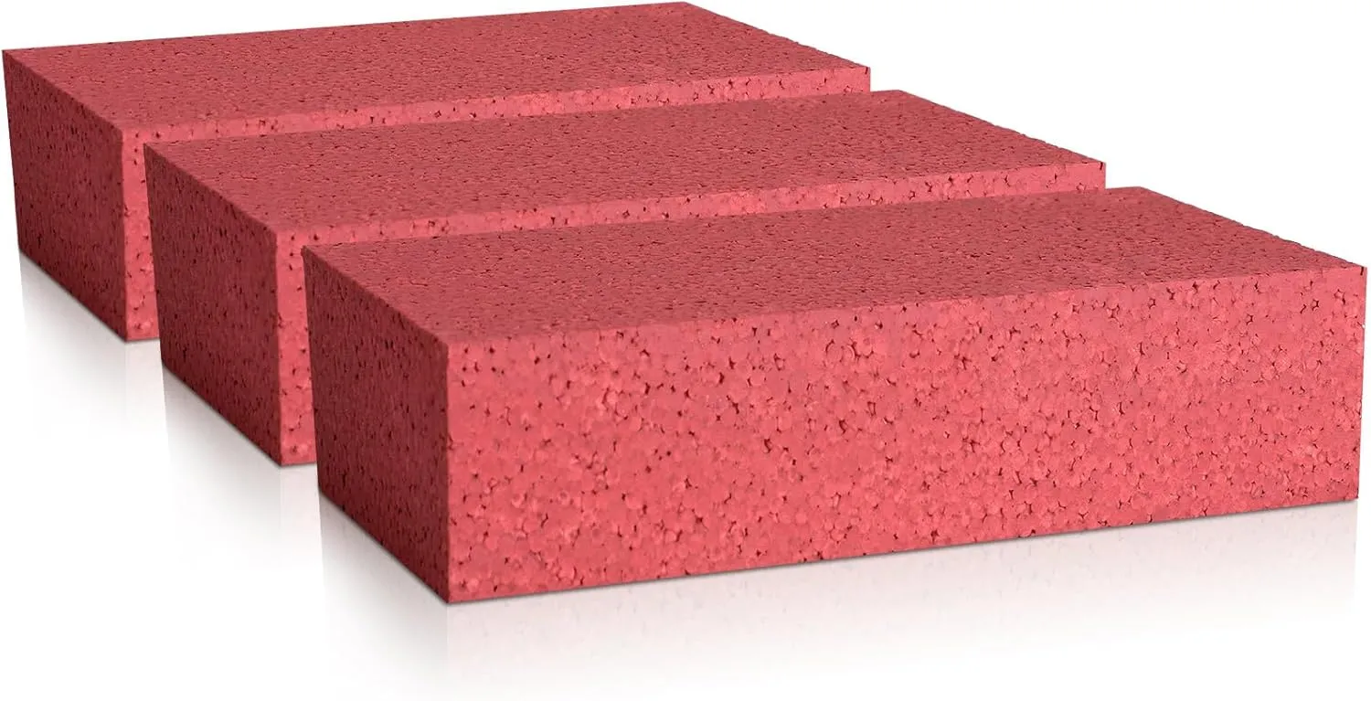 3 Pack Fake Bricks for Football Party Fake Thick Foam Foam Bricks to Throw at TV 9. 45" x 4. 72" x 1. 97" Building Blocks for Comedy Tricks Magicians Gimmick Halloween Christmas Props