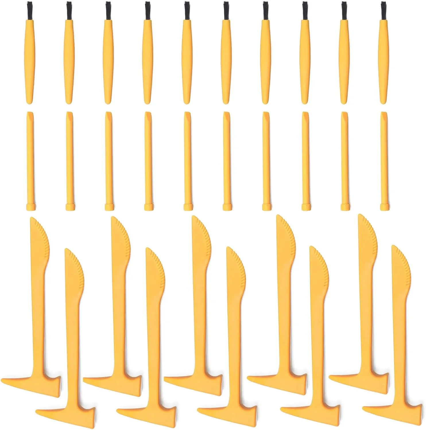 30 Pcs Dino Fossils Dig Kit Digging Hammer Chisel Brush Archaeological Excavation Tool Kit Science Kits for Girls Boys