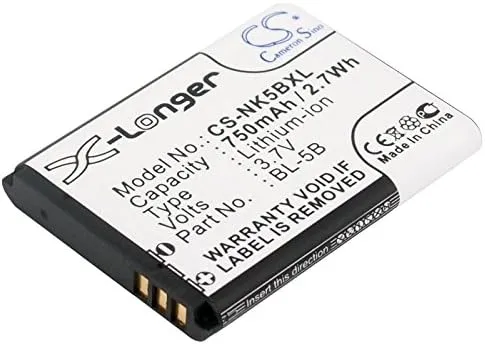 3.7V High-Performance Replacement Battery for Minox DCC 5.0 Digital Classic DCC 5.1 DCC 5.1 with /750mAh