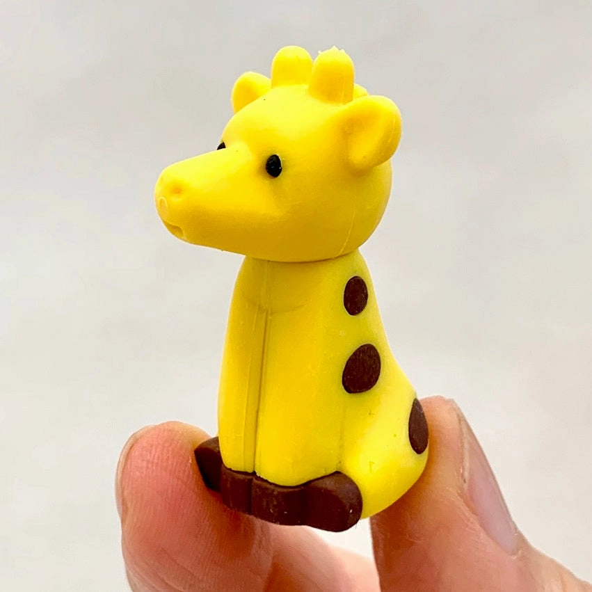 383451 IWAKO ZOO ERASER CARD-SINGLE