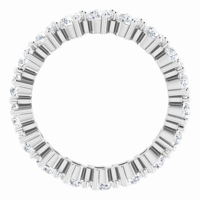 3.78 ct. Pear Diamond Eternity Band