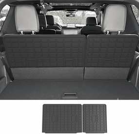 3rd Backrest Mat Compatible with 2018-2025 Ford Expedition Lincoln Navigator Seat Back Protector 7&8 Seats Replacement for 2018-2025 Ford Expedition Accessories(7&8 Seats 3rd Backrest Mat)