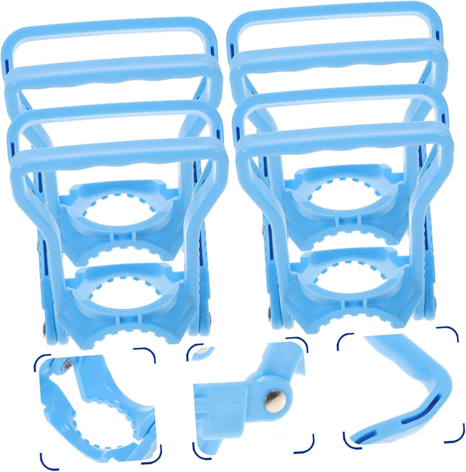 4 Pcs Water Bottle Handles Ergonomic Carrier Lifter for Easy Lifting Water Jug Lift with Comfortable Grip Ideal for Water Bottles