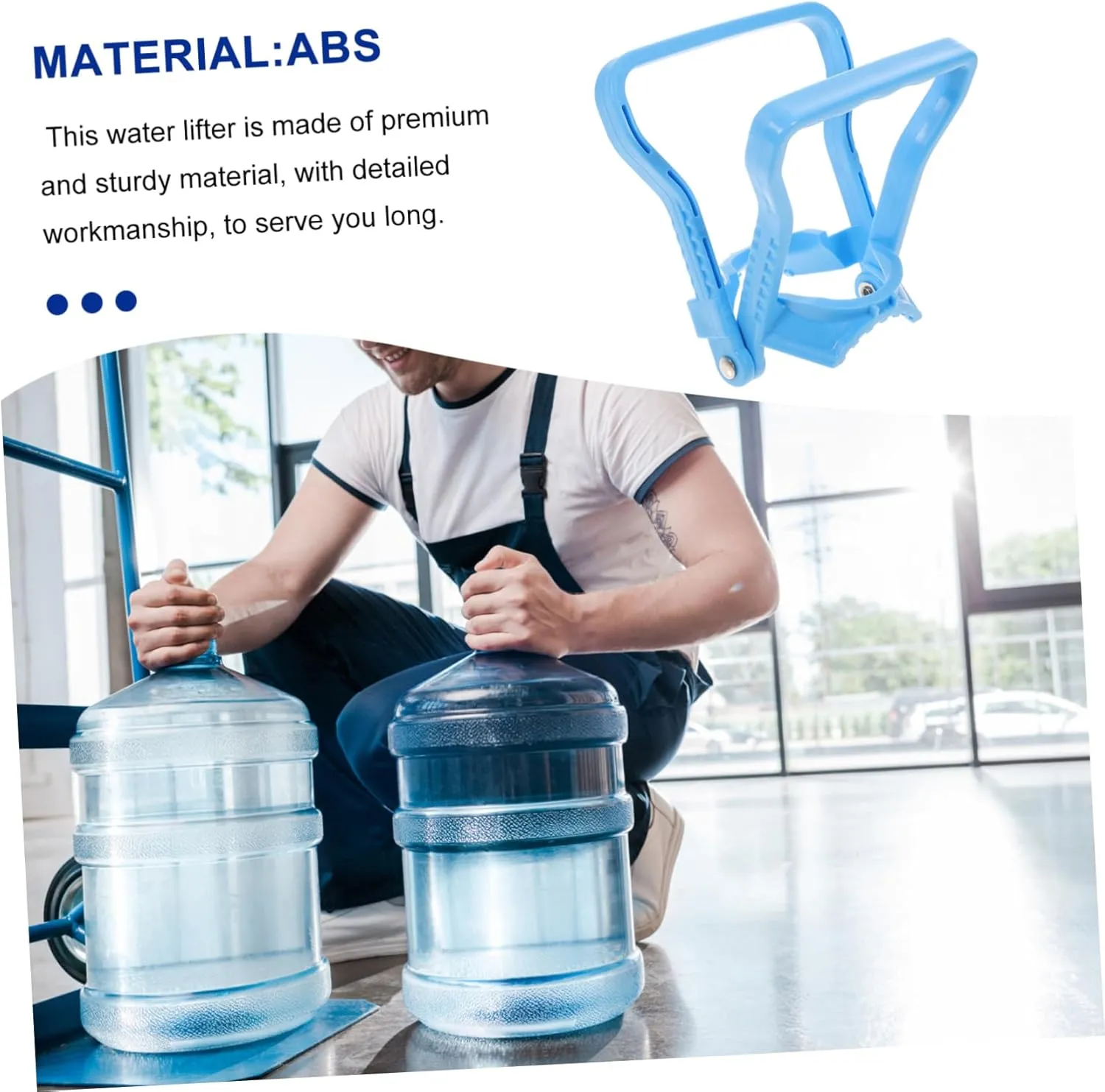 4 Pcs Water Bottle Handles Ergonomic Carrier Lifter for Easy Lifting Water Jug Lift with Comfortable Grip Ideal for Water Bottles