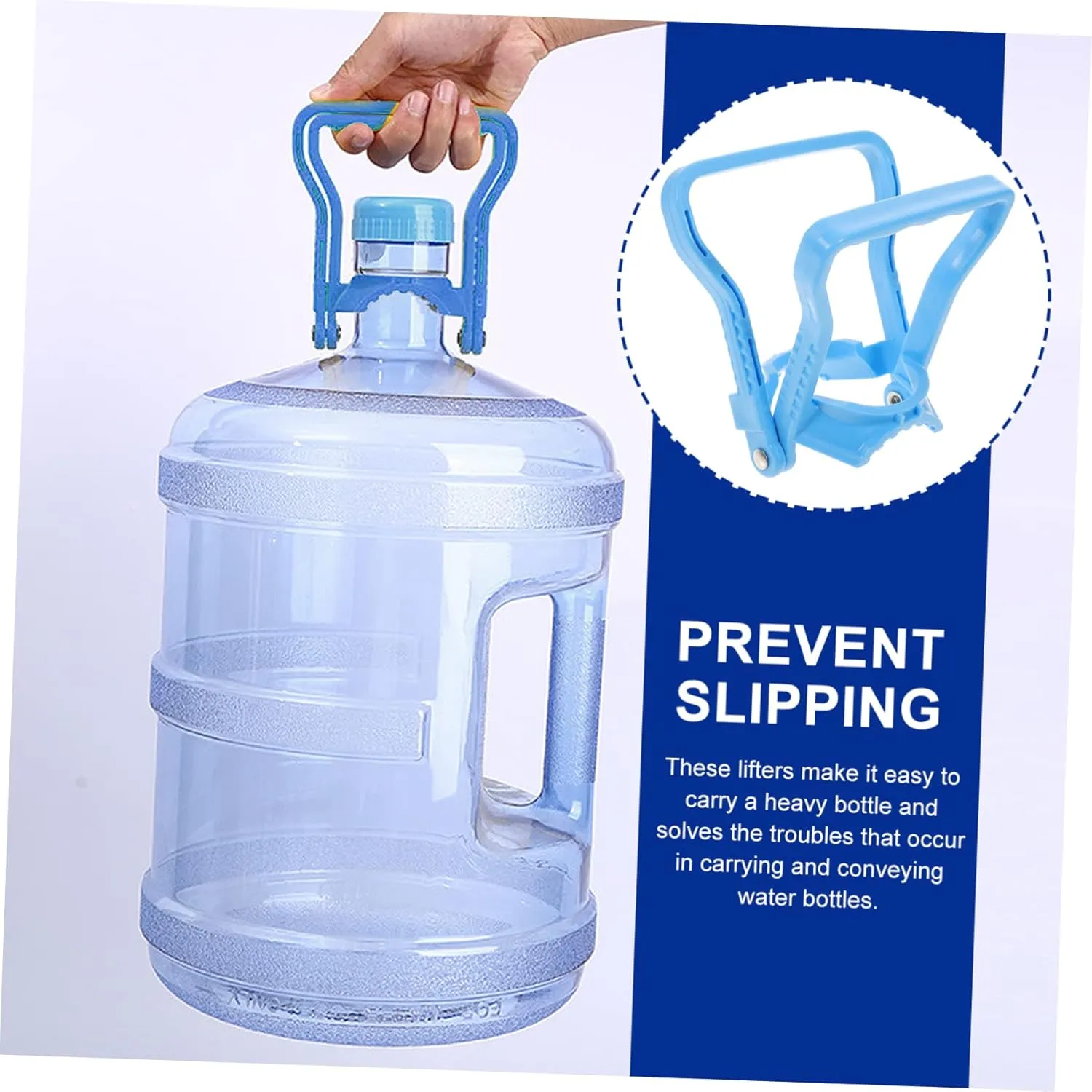 4 Pcs Water Bottle Handles Ergonomic Carrier Lifter for Easy Lifting Water Jug Lift with Comfortable Grip Ideal for Water Bottles