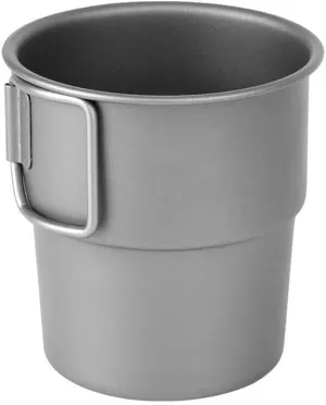 4pcs Outdoor Pure Titanium Coffee Cup Portable Folding Titanium Water Cup