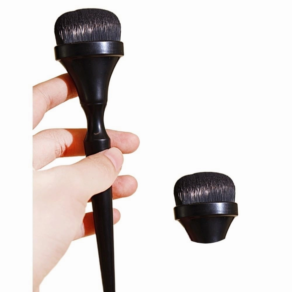 5 pieces of black makeup brush set full set of powder eye shadow brush beauty tools