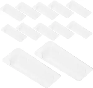 60pcs Lipstick Box Lip Gloss Holder Clear Container Lipstick Holder Transparent Holder