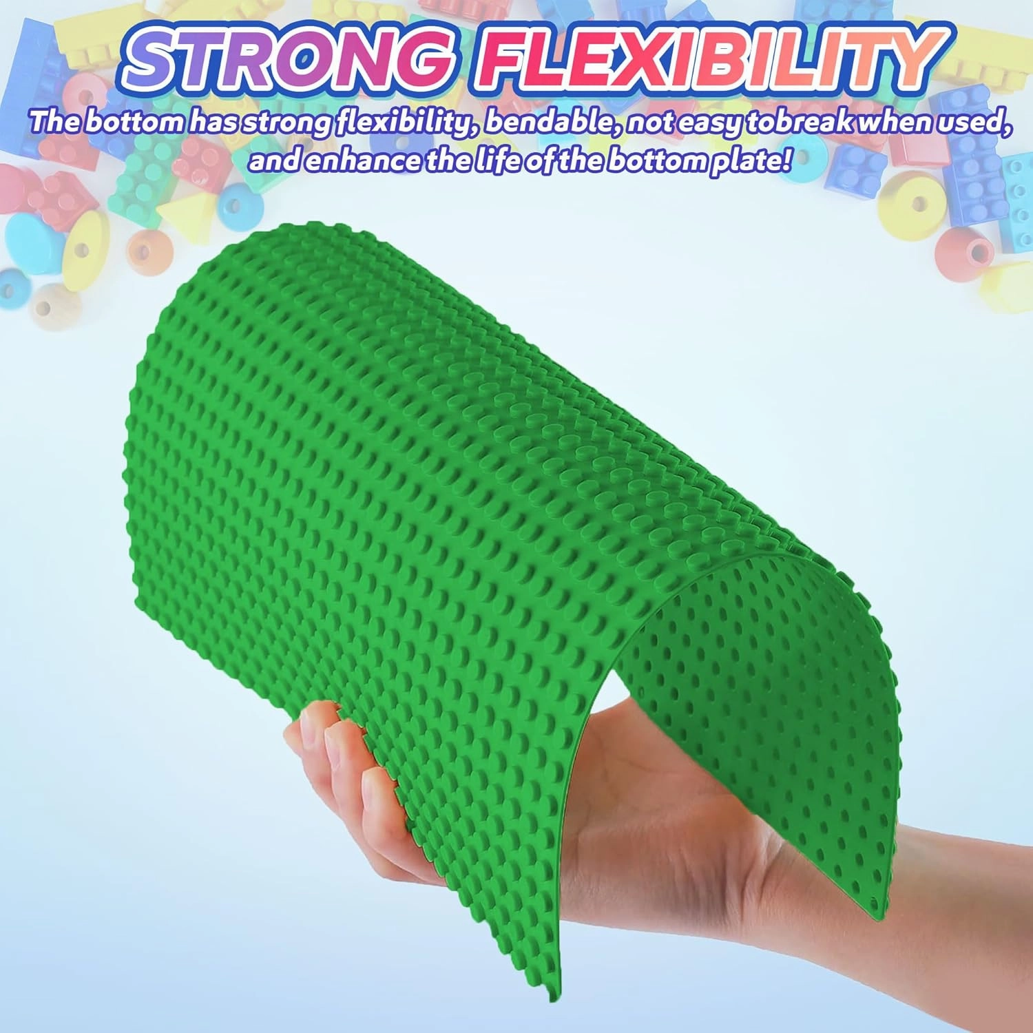 8 Pack Classic Baseplates Building Board for Building Bricks, Compatible with Major Brand, Platforms Base Building Sheet for Table Build on Mat Building Accessories for Kids Teens Adults, 10" x 10"