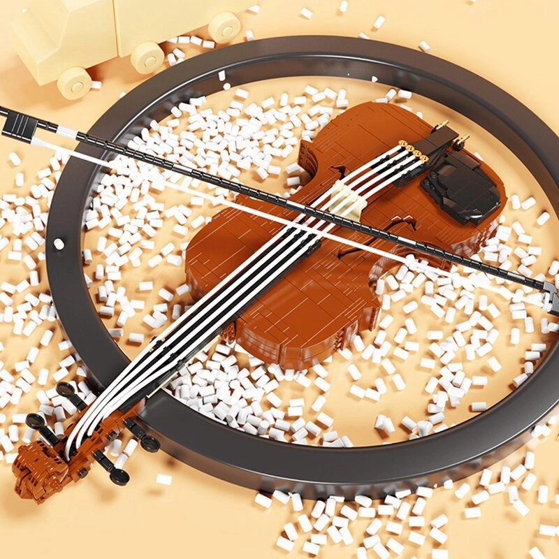 90025 Creative Expert Ideas Artist Violin Collection Classic Musical Instrument Model Building Blocks Bricks Boys Toys Gifts