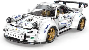 911RWB Sports Car Building Block Kit, MOC Racing Model Replica Building Block Kit, Adult Collection Set, Technic Gift for Boys and Girls (2125Pieces)