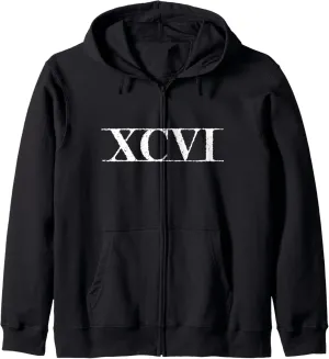 96 XCVI ~ with Lines Zip Hoodie