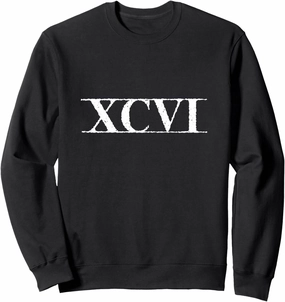 96 XCVI ~ with Lines Sweatshirt