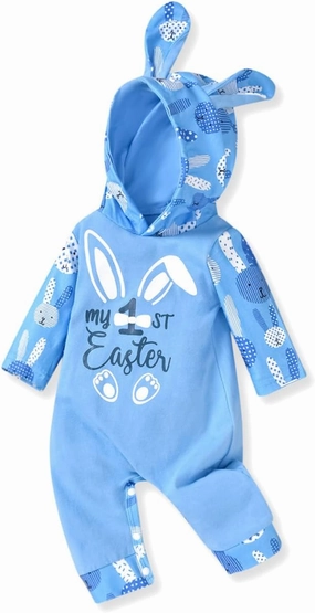 Aalizzwell Newborn Baby Boys Girls Easter Romper