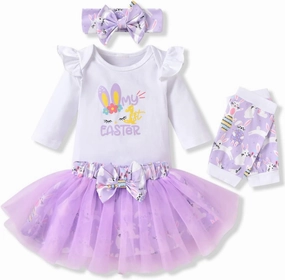 Aalizzwell Newborn Infant Baby Girls Holiday Skirt Outfit