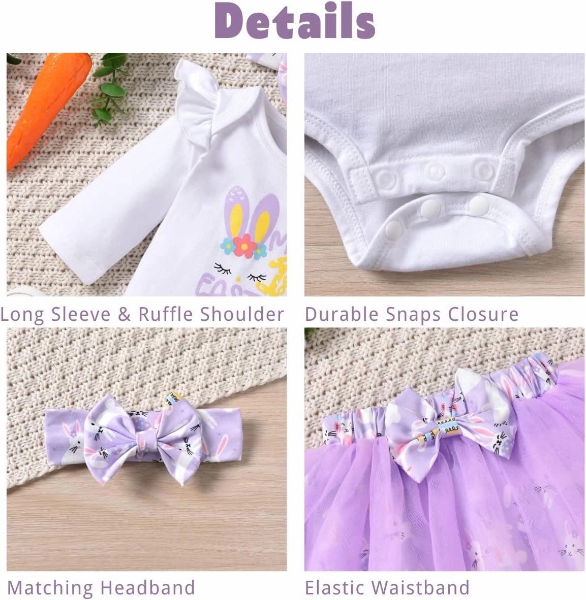 Aalizzwell Newborn Infant Baby Girls Holiday Skirt Outfit