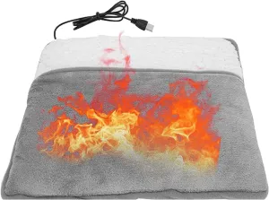 AAMNA Men Women Multifunction Household Foot Warmer, Winter USB Heating Foot Warmer Pad Constant Temperature Foot Warmers Slippers for Dormitory Office Under Table Desk