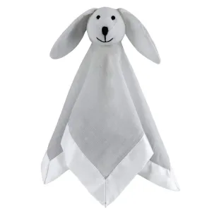 aden   anais Essentials Classic Lovey, Cotton Muslin Bunny, Solid Micro Chip