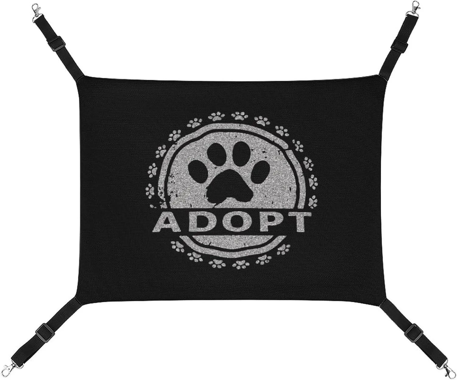 Adopt A Dog Paw Hanging Cat Bed Soft Breathable Pet Hammock for Cage Pet Sleeper for Kitten Ferret Puppy Rabbit, style, 20240327