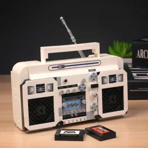 Adult Building Set, Classic Retro Series Radio Mini Blocks Building Blocks Toy Set, Home Decoration Best Gift for Adult, Teens 645PCS