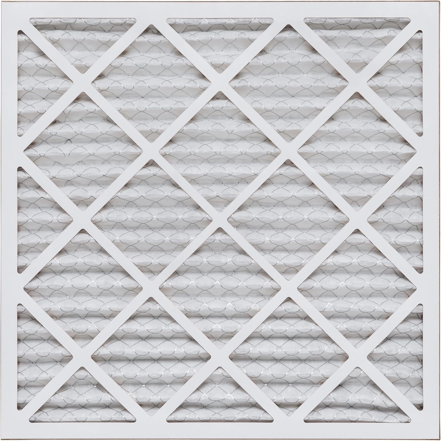 Aerostar 20x20x1 MERV 13 - 6 Count - Pleated HVAC, Furnace & Air Conditioner Filters - Removes Bacteria, Dust, Cold & Flu Germs, Lint, Mold, Pet Dander, Allergy-Causing Pollen, Smog, Smoke & Viruses