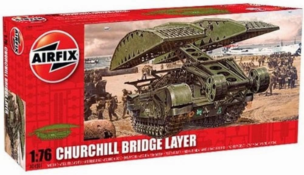 Airfix A04301 1:76 Scale Churchill Bridge Layer Military Vehicles Classic Kit Series 4