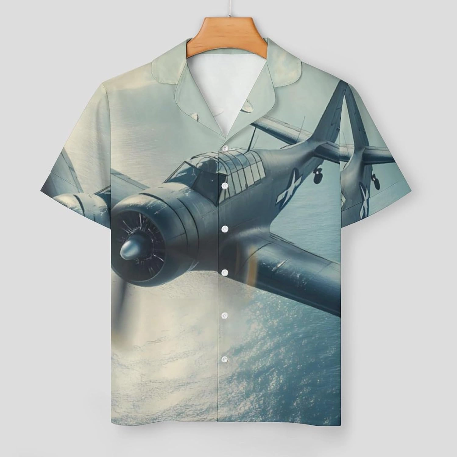 Airplane Aviation Womens Pajama Sets Short Sleeve Button Down Sleepwear Top And Shorts Pjs Sets Loungewear