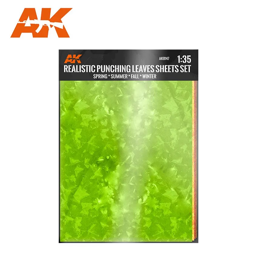 AK Interactive: PUNCHING LEAVES SHEETS SET