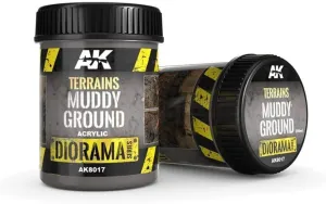 AK Interactive : Terrains Mud Soil Effect Pasta – 250 ml (Acrylic)