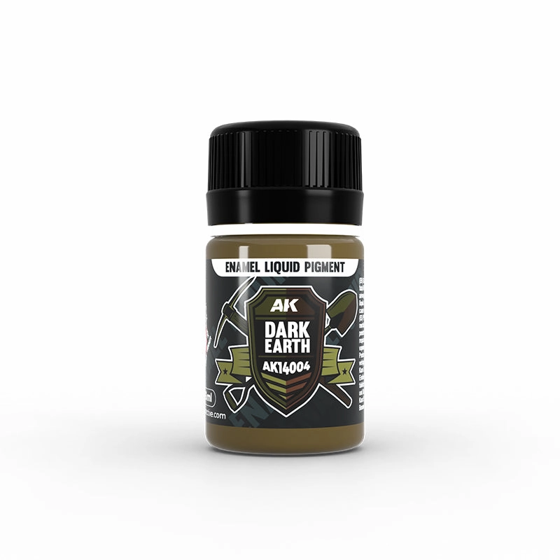 AK Interactive - Pigments - Dark Earth - Liquid Pigment