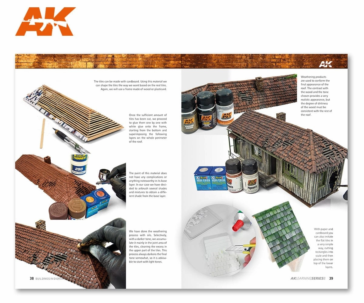 AK Interactive Learning Series No 9 - The Ultimate Guide To Make Buildings In Dioramas