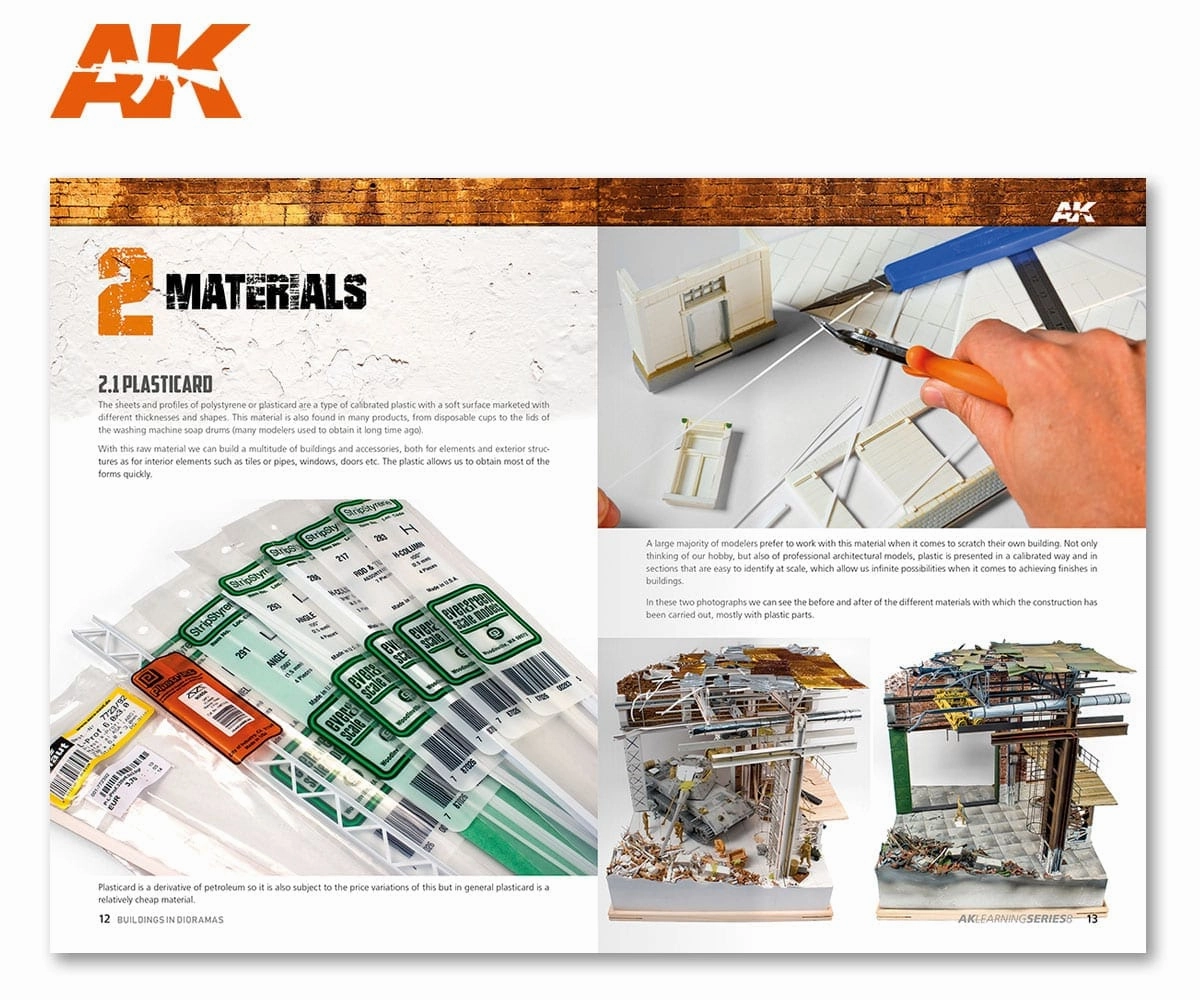 AK Interactive Learning Series No 9 - The Ultimate Guide To Make Buildings In Dioramas