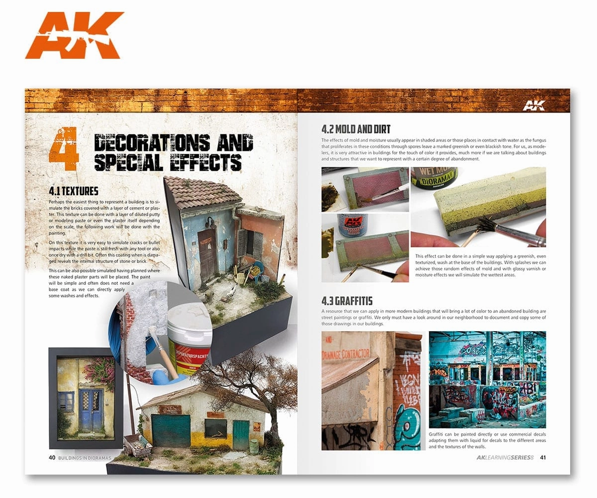 AK Interactive Learning Series No 9 - The Ultimate Guide To Make Buildings In Dioramas