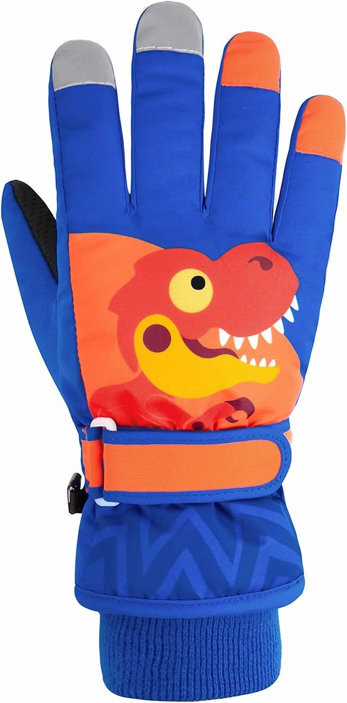 American Trends Kids Waterproof Winter Gloves Warm Snow Gloves Boys Girls Ski Gloves Toddler Mittens Windproof