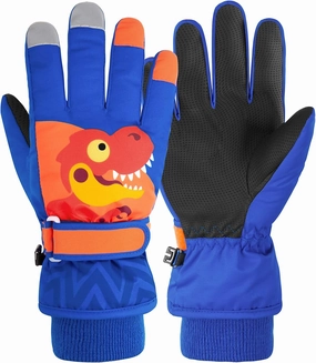 American Trends Kids Waterproof Winter Gloves Warm Snow Gloves Boys Girls Ski Gloves Toddler Mittens Windproof