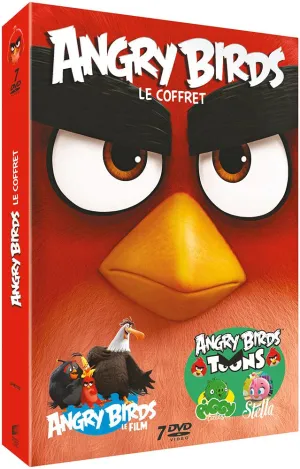 Angry Birds Collection - 7 DVD Boxset ( Angry Birds / Angry Birds Toons / Angry Birds Stella / Piggy Tales ) [ NON-USA FORMAT, PAL, Reg.2 Import - France ]