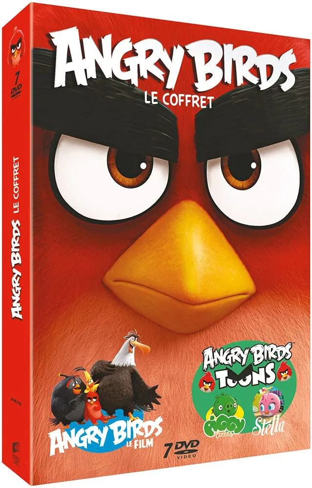 Angry Birds Collection - 7 DVD Boxset ( Angry Birds / Angry Birds Toons / Angry Birds Stella / Piggy Tales ) [ NON-USA FORMAT, PAL, Reg.2 Import - France ]