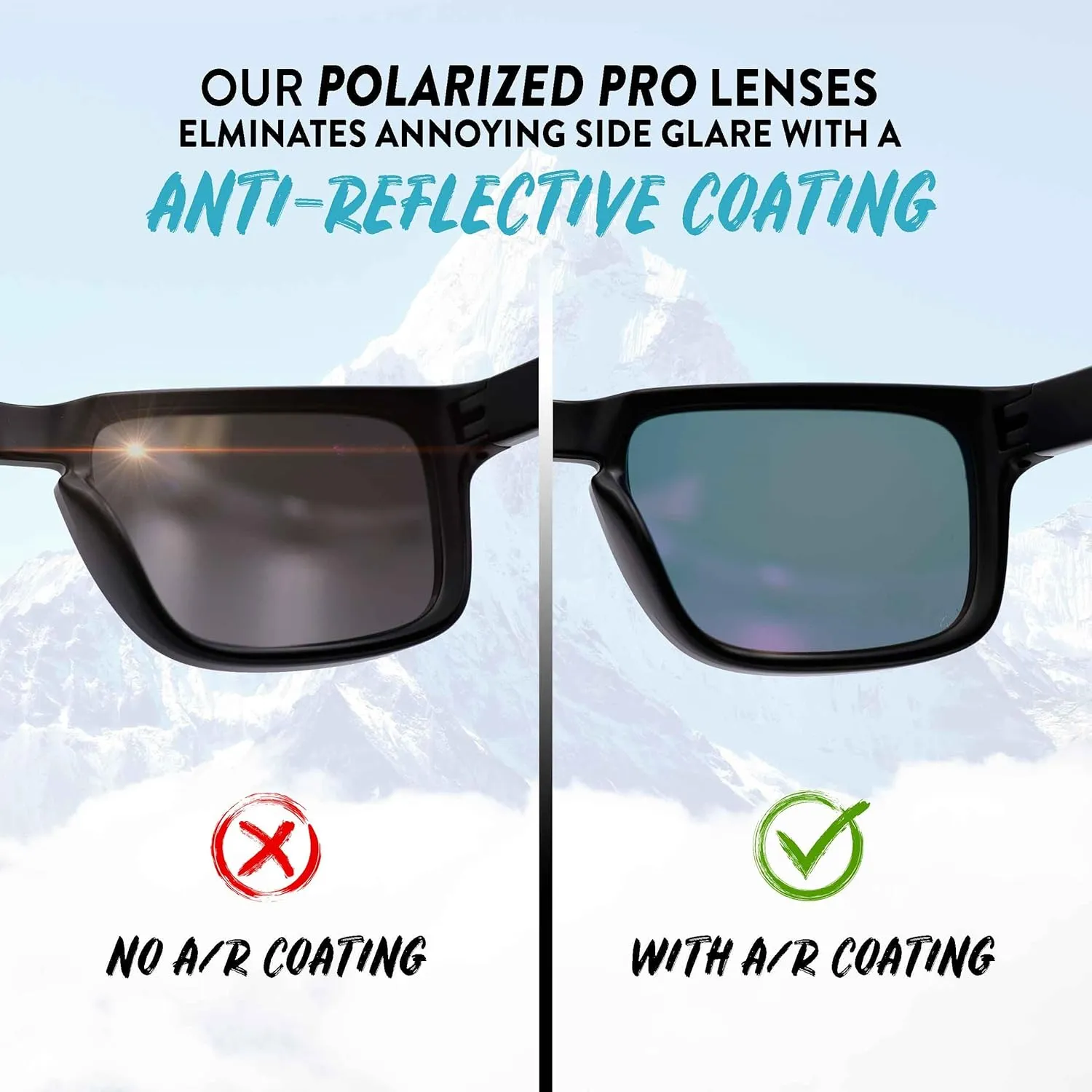 Apex Lenses Replacement Lenses for Julbo Vermont Classic Sunglasses