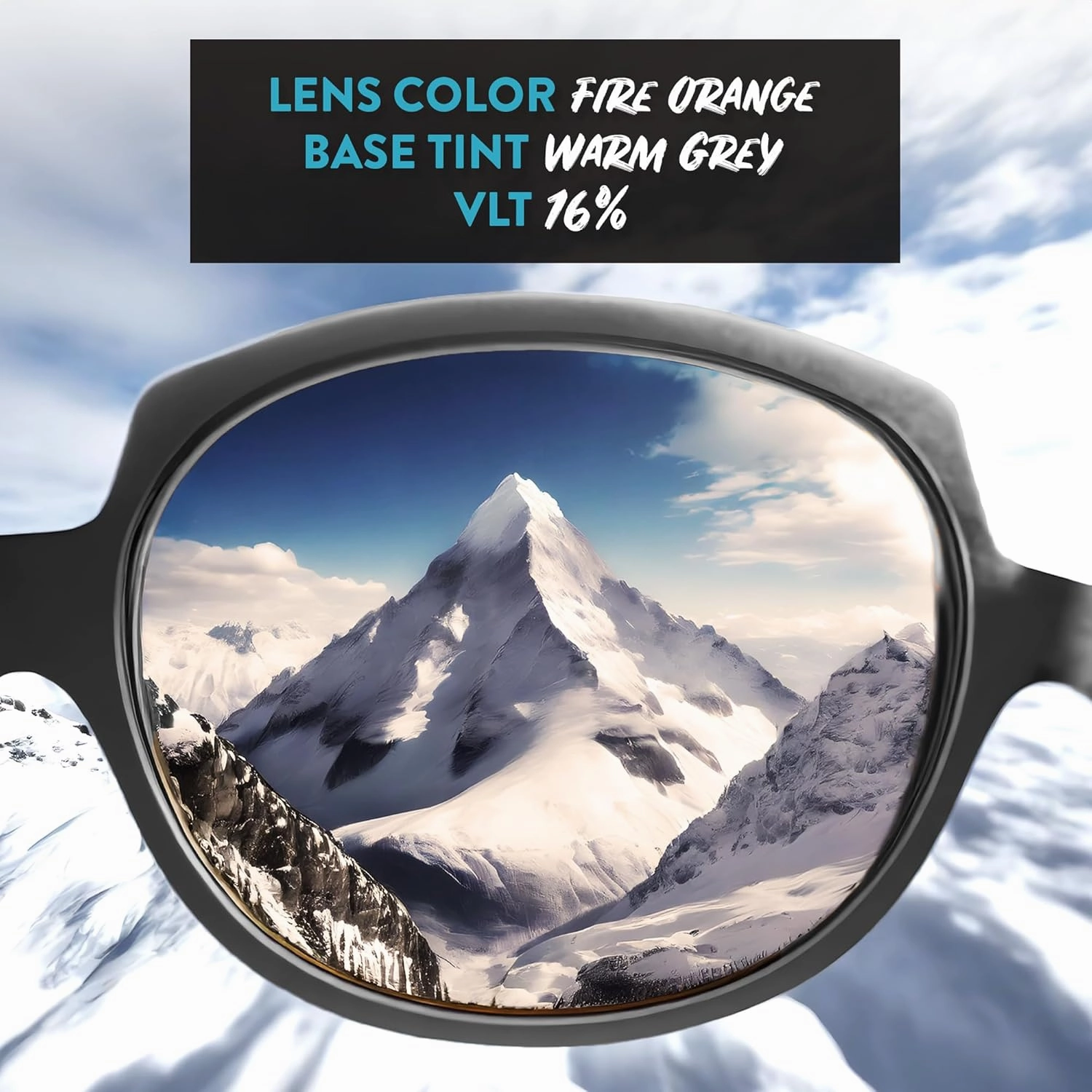 Apex Lenses Replacement Lenses for Anne Klein Horn Classic Square Sunglasses