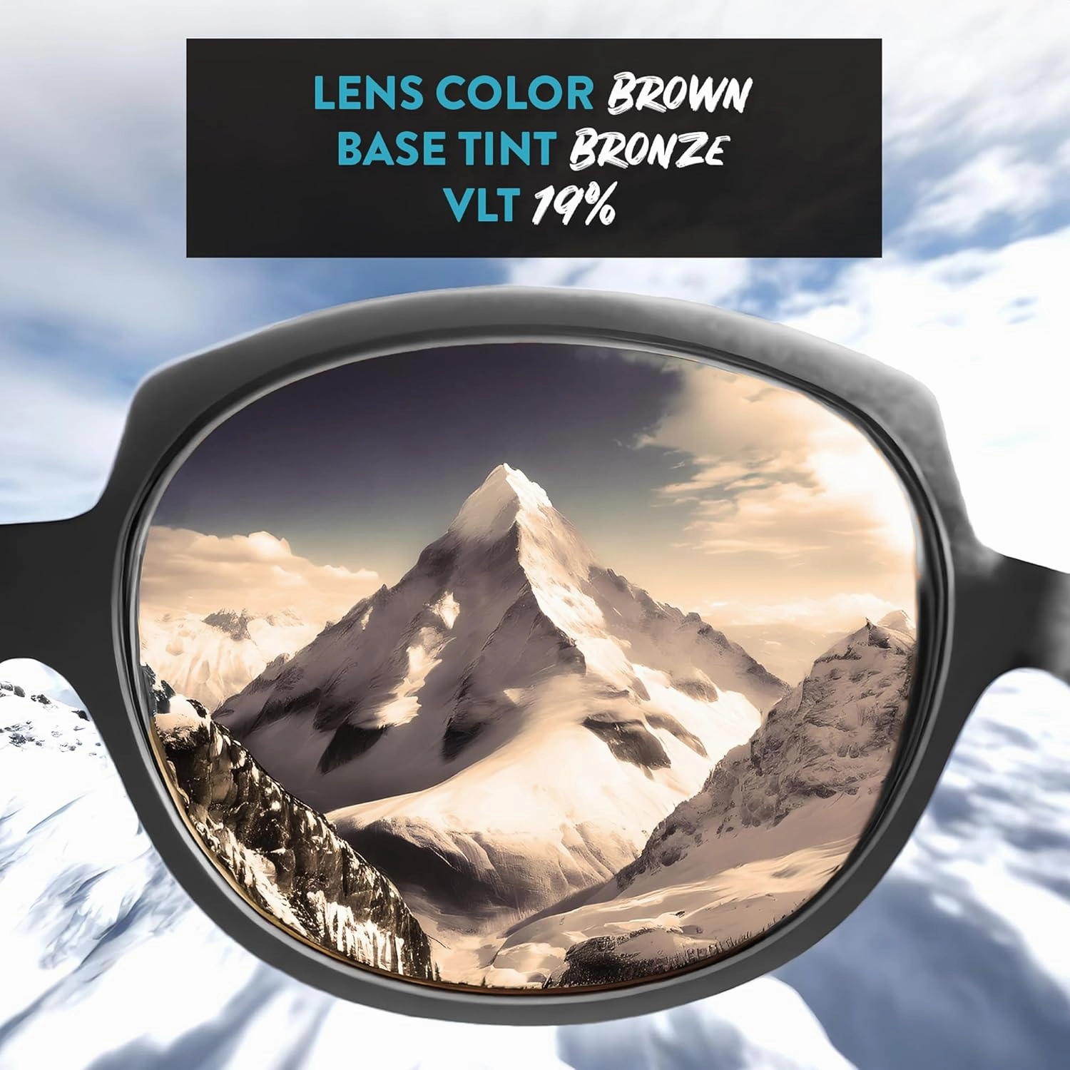 Apex Lenses Replacement Lenses for Anne Klein Horn Classic Square Sunglasses