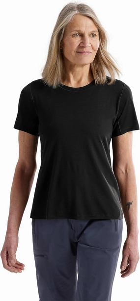 Arc'teryx Lana Merino Wool Crew Shirt SS Women's | Light Merino-Blend Tee for Every Mountain Activity - Redesign